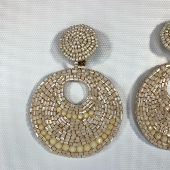 Kenneth Lane beaded earrings - Picture 3 of 6